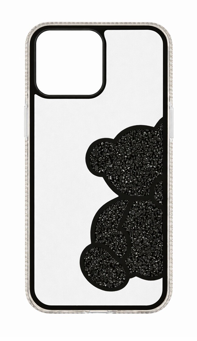 Zadní kryt Teddy Bear pro iPhone 16 Pro Max černý