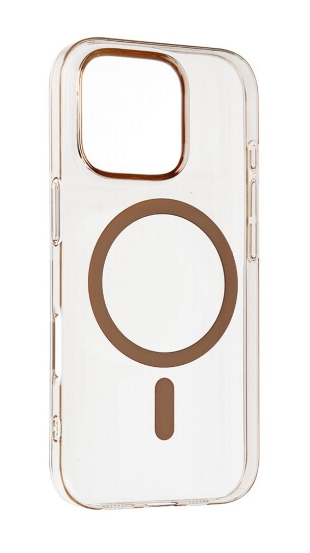 Zadní kryt Transparent Slim Magsafe pro iPhone 14 desert