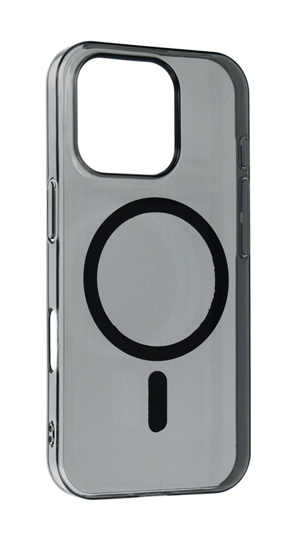 Zadní kryt Transparent Slim Magsafe pro iPhone 14 černý