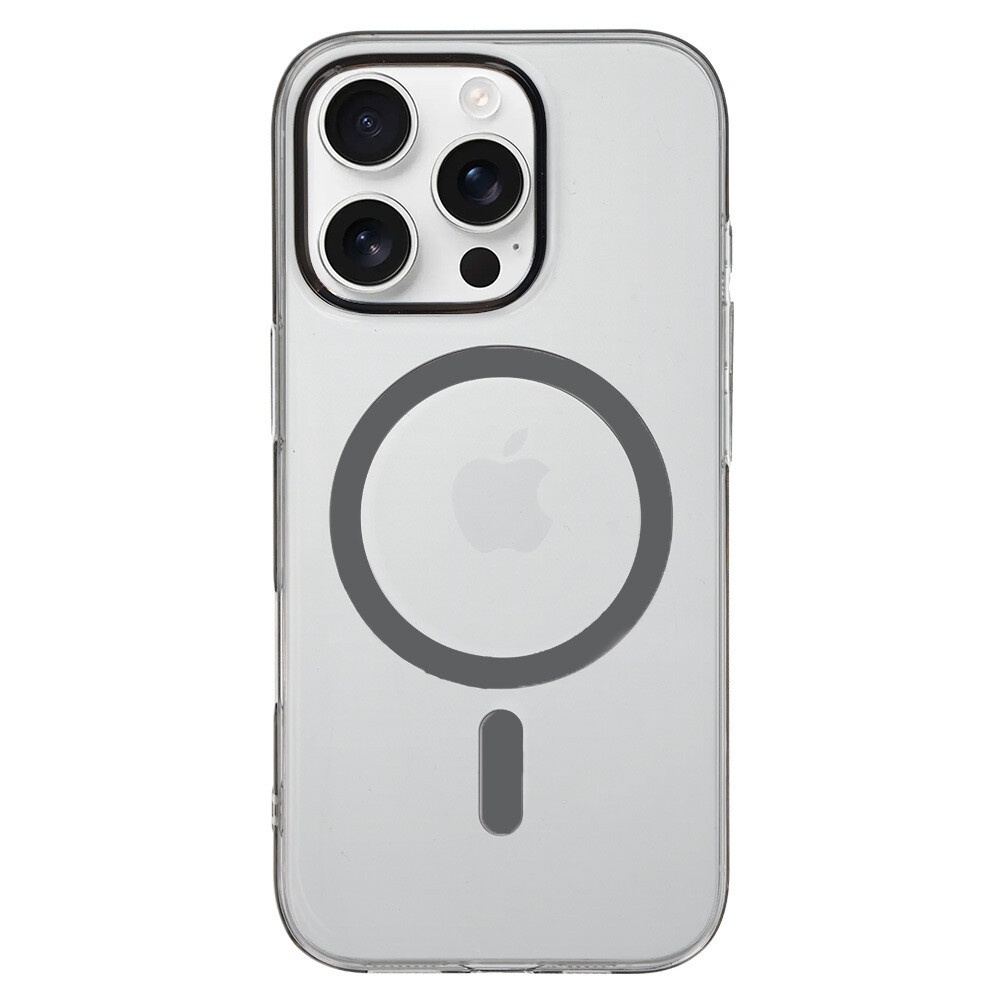 Zadní kryt Transparent Slim Magsafe pro iPhone 16 Pro graphite