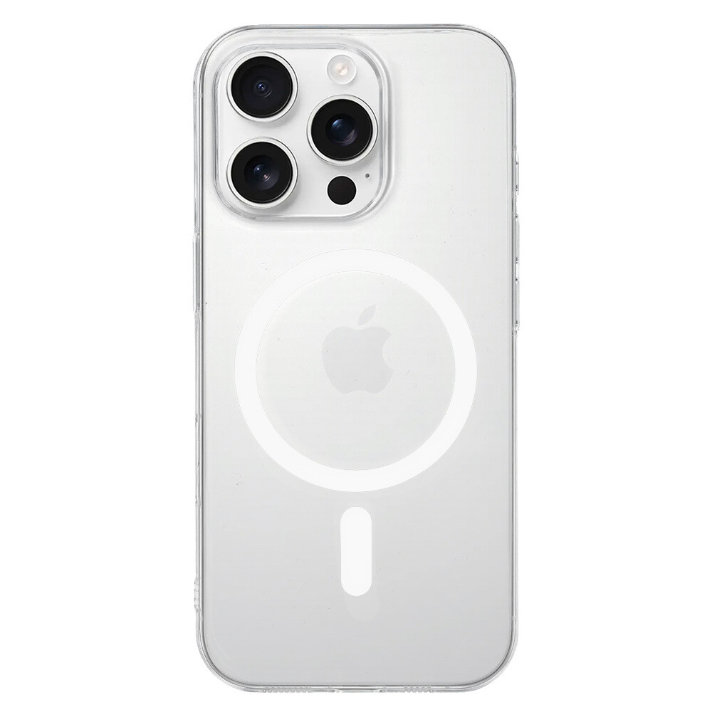 Zadní kryt Transparent Slim Magsafe pro iPhone 16 Pro bílý