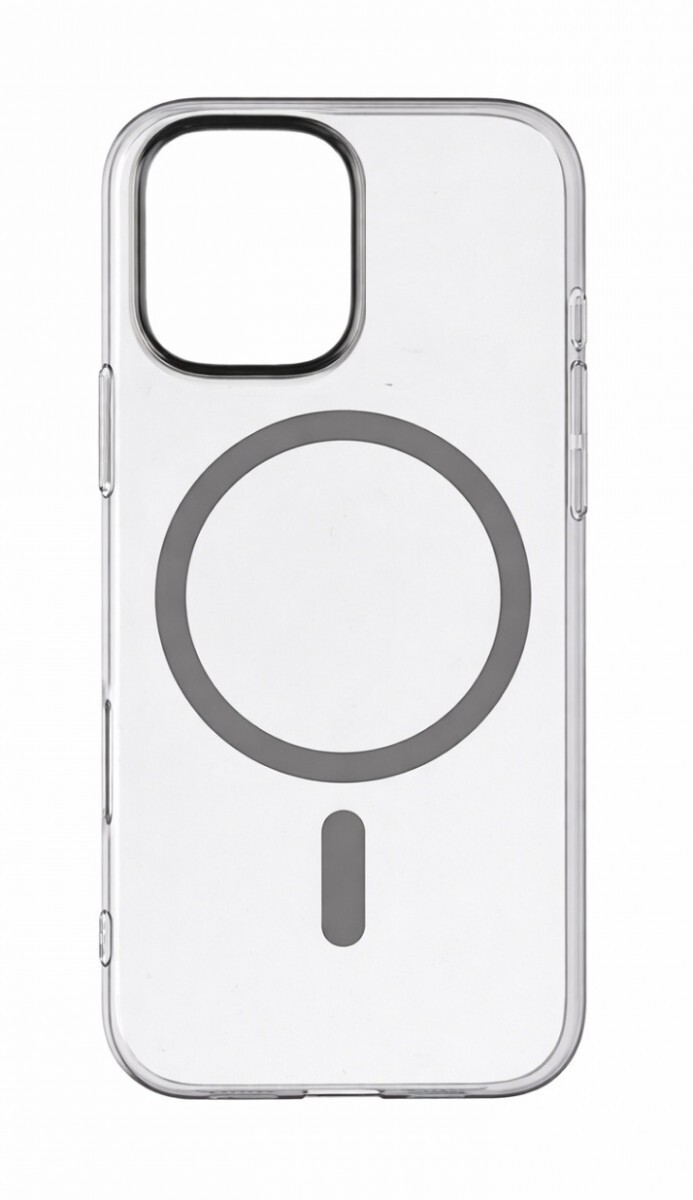 Zadní kryt Transparent Slim Magsafe pro iPhone 16 graphite