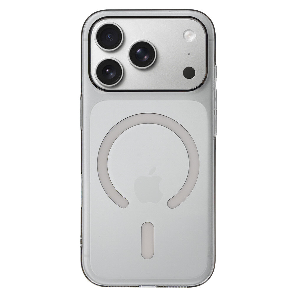 Zadní kryt Transparent Slim Magsafe pro iPhone 17 Pro Max grey