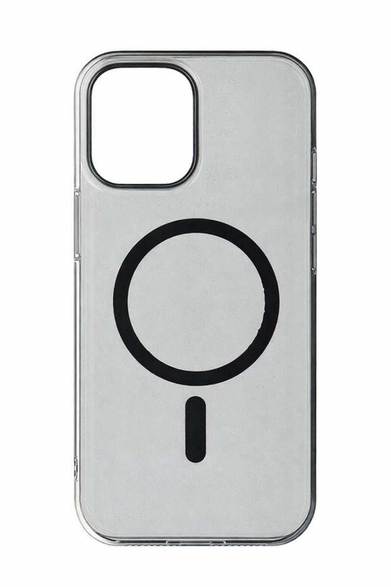 Zadní kryt Transparent Slim Magsafe pro iPhone 17 černý