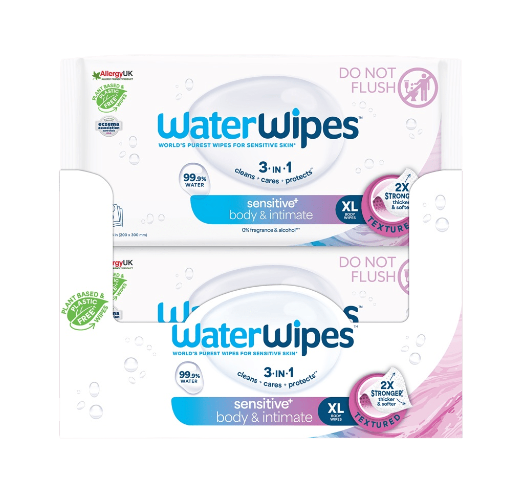 WATERWIPES Ubrousky vlhčené Adults bez obsahu plastů 12 x 30 ks