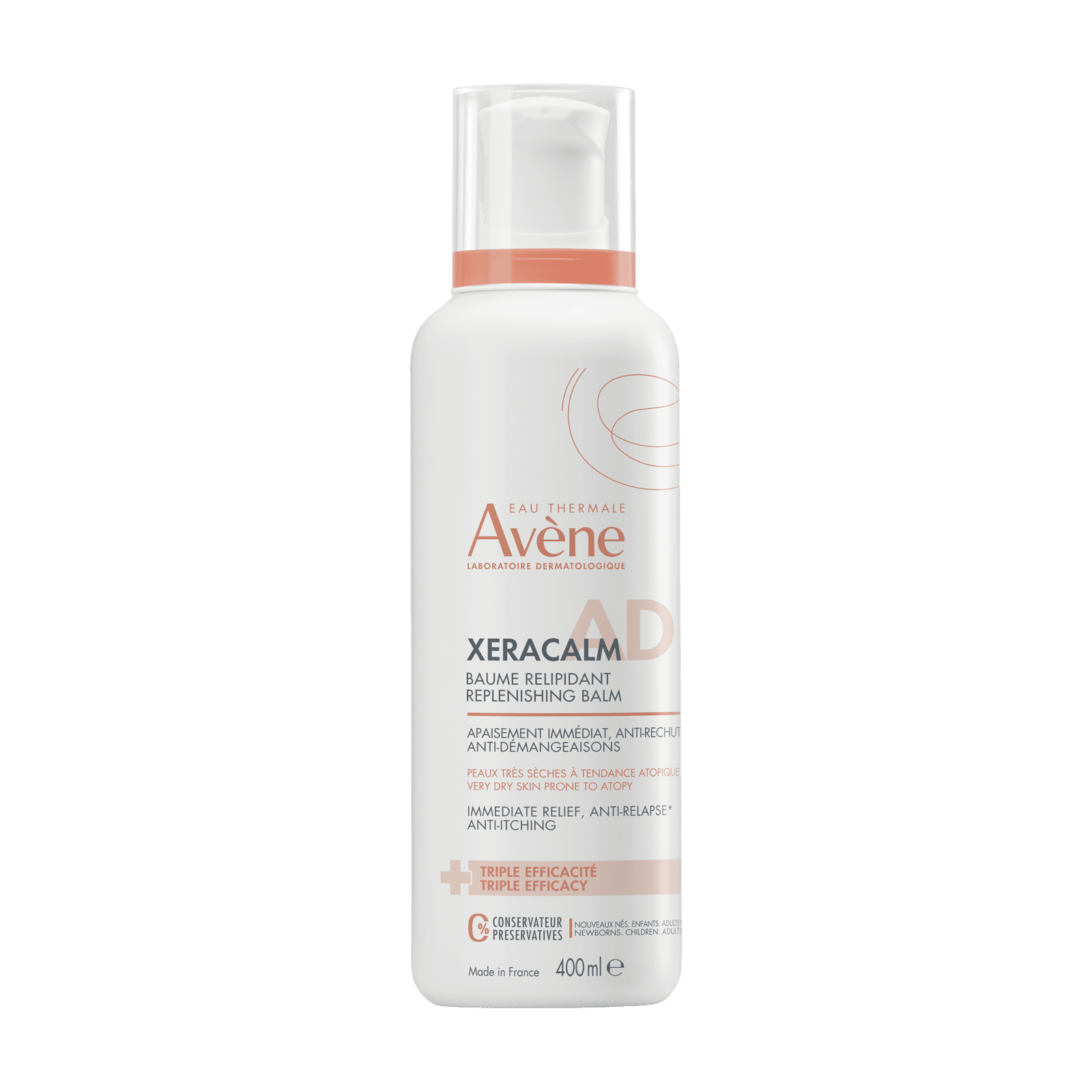 AVÈNE XeraCalm A.D. Relipidační balzám 400 ml