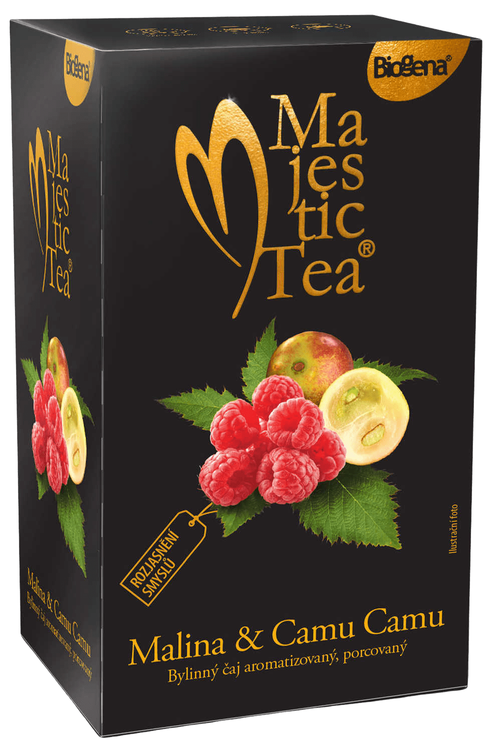 BIOGENA Čaj Majestic Tea Malina & Camu Camu 20 x 2.5 g
