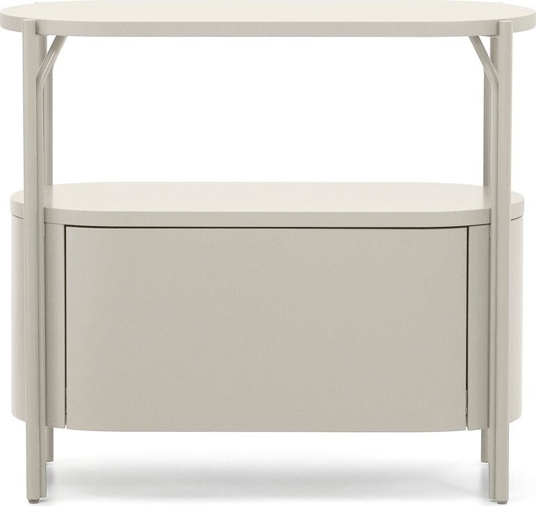 Bílá skříňka pod umyvadlo 90x81 cm Arely – Kave Home