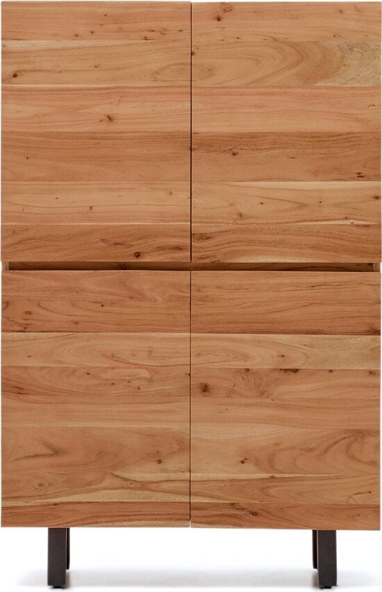 Komoda z masivu akácie v přírodní barvě 100x155x40,5 cm Uxue – Kave Home