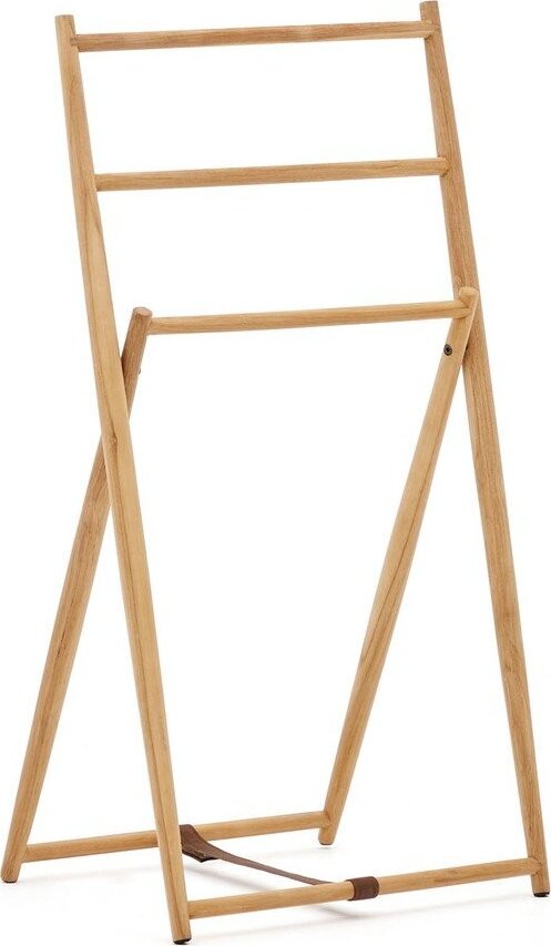 Němý sluha z teakového dřeva v přírodní barvě Roxana – Kave Home