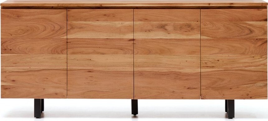 Komoda z masivu akácie v přírodní barvě 200x88x40 cm Uxue – Kave Home