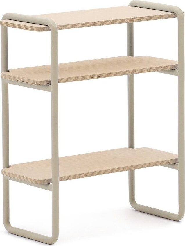 Béžová/v přírodní barvě závěsná dětská knihovna v dekoru jasanu 60x70x28 cm Tinn – Kave Home