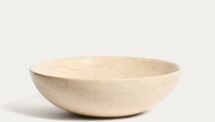 Béžové kamenné kulaté umyvadlo ø 40 cm Darnen – Kave Home