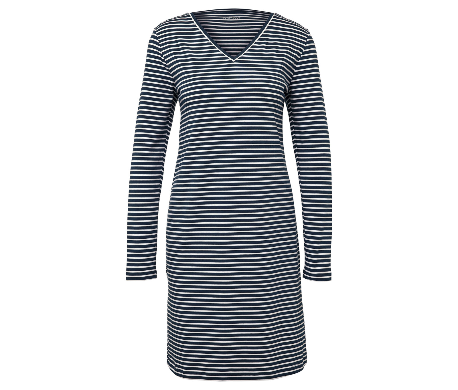 Tchibo - Noční košile - pro ženy - vel. XL 48/50 - barva: modrá/s proužky