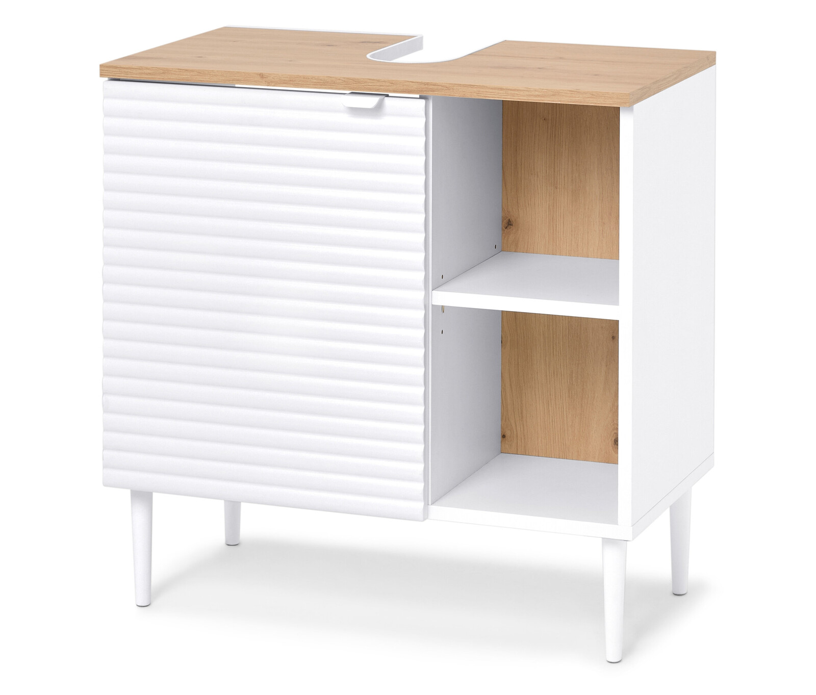 Tchibo - Skříňka pod umyvadlo »Sonari« s dvířky - barva: bílá