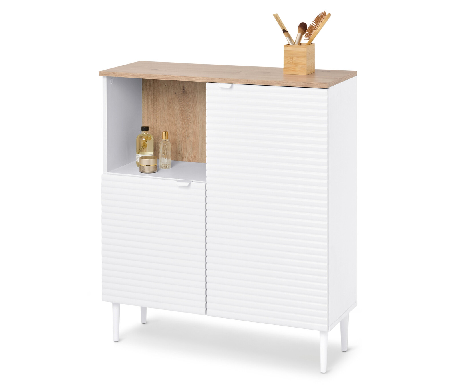 Tchibo - Koupelnová komoda »Sonari« s dvířky - barva: bílá