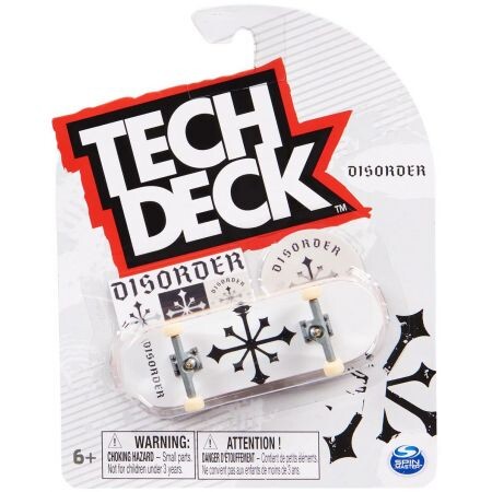 Fingerboard Techdeck Disorder Logo - Bílá - Univerzální