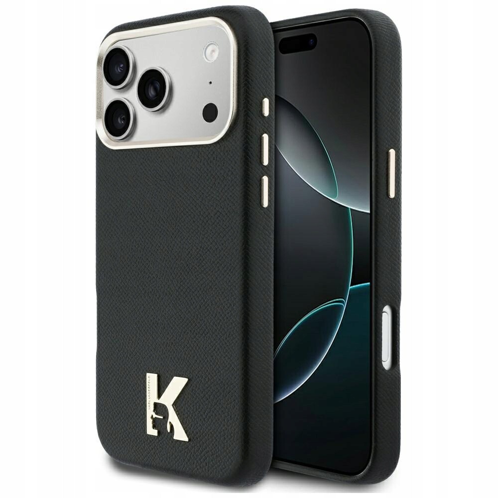 Pouzdro Karl Lagerfeld Karl Head Logo MagSafe pro iPhone 17 Pro Max, černé