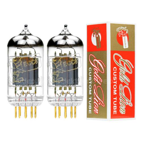 ECC81 12AT7, 6060, 6679, 6201, CV455 Gold Lion Genalex – vybraný pár