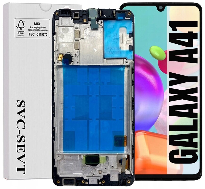 Displej Pro Samsung Galaxy A41 A415 Originál Oem Obrazovka +rámeček