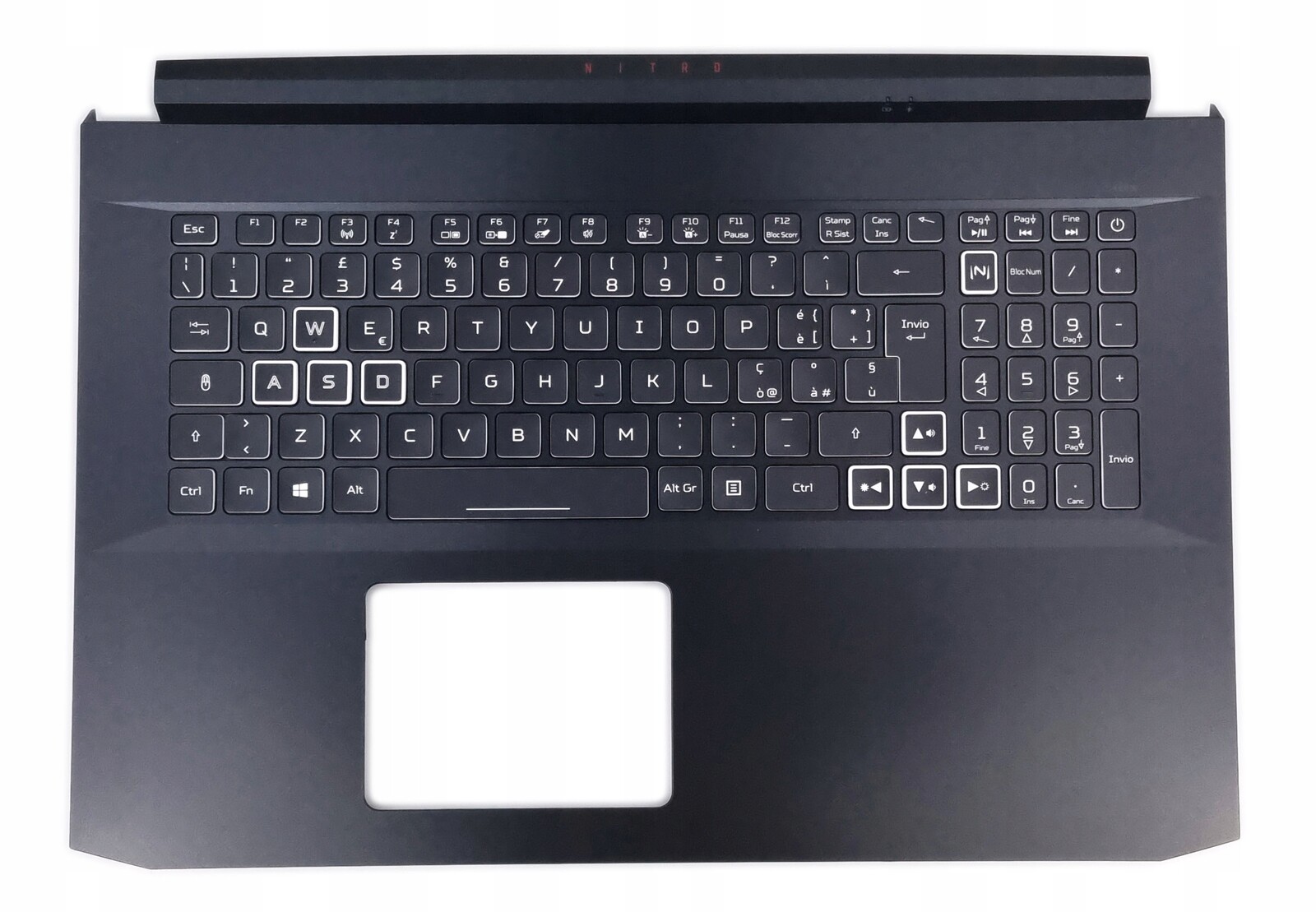 Nová Konstrukce Klávesnice Acer Nitro 5 AN517-52 GTX1660 RTX2060 Italská