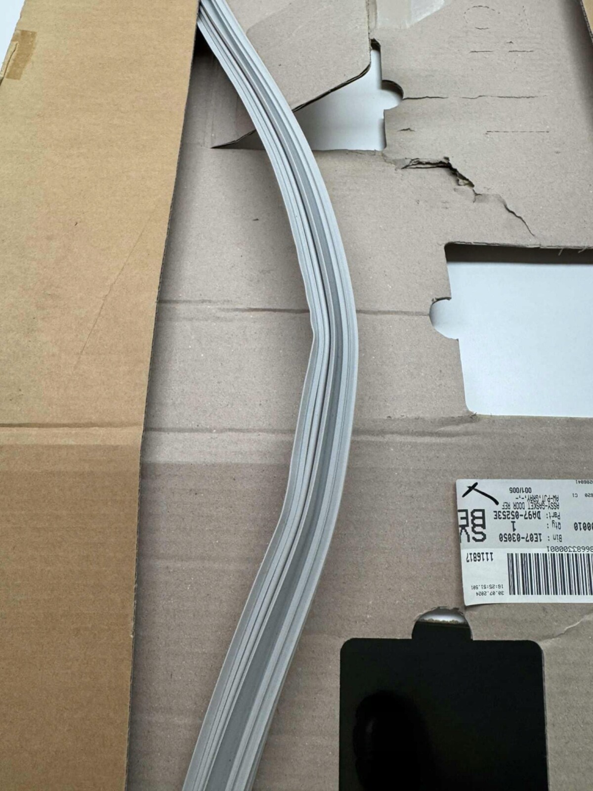 Těsnění dveří chladničky do chladničky, 102 cm x 44 cm (DA97-05253E)