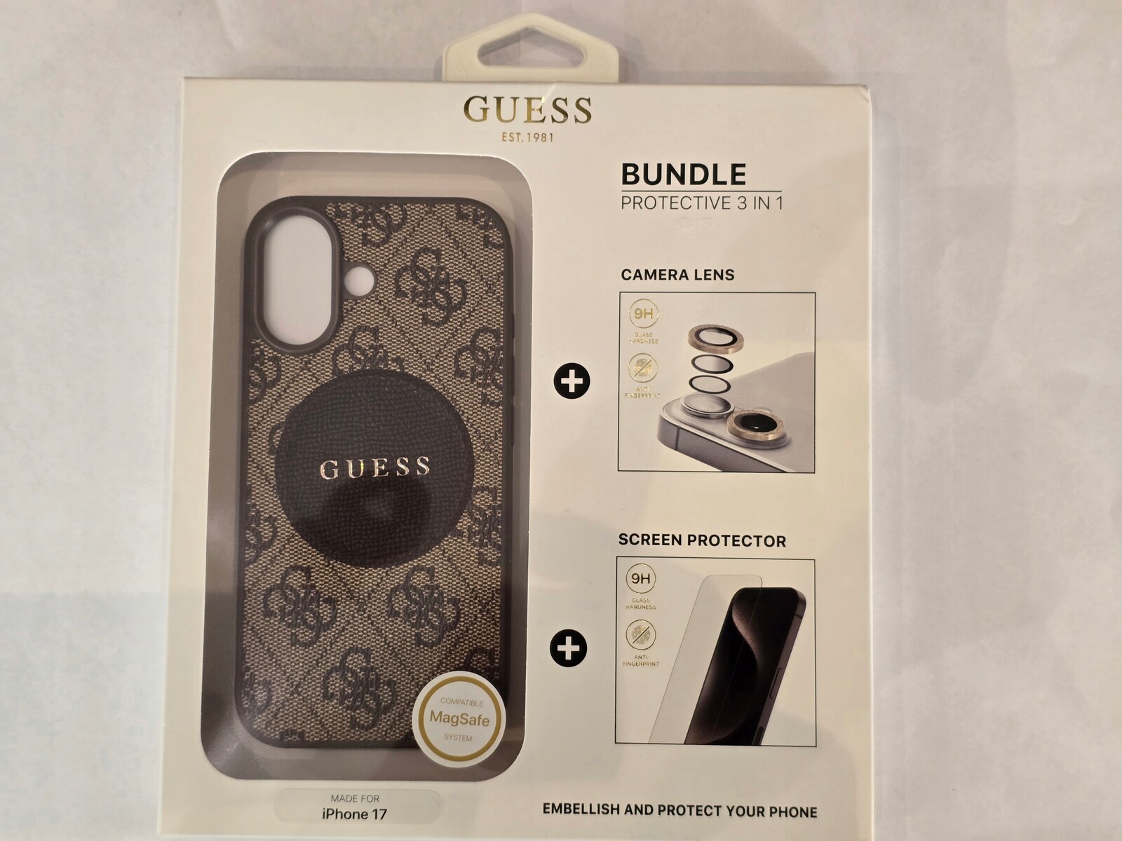 Guess sada 3v1 pro Iphone 17 pouzdro