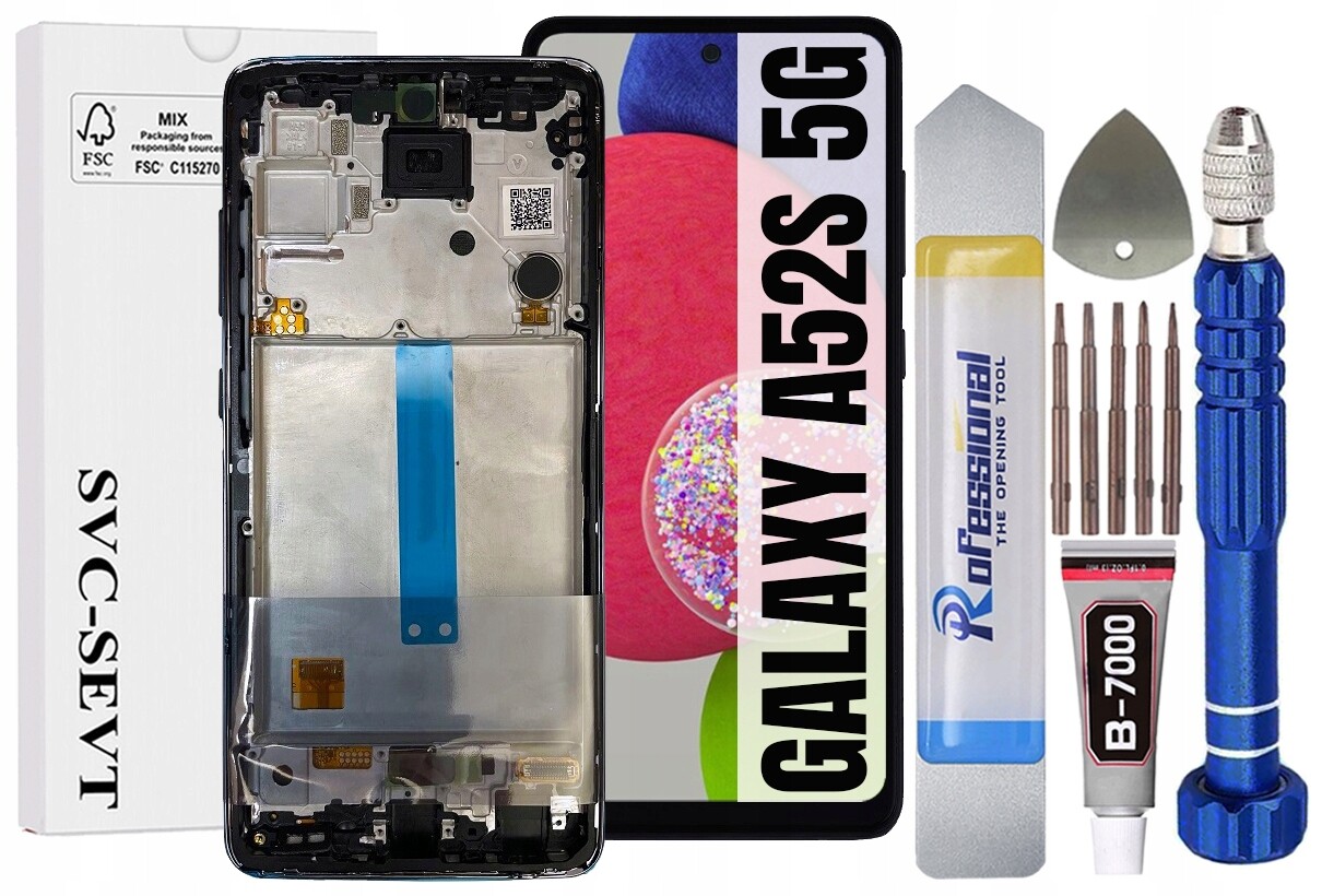 Displej Pro Samsung Galaxy A52 4G A525 Originální Oem Obrazovka +rámeček