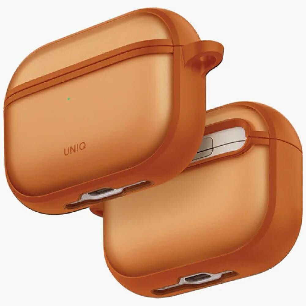 Pouzdro Uniq Veren pro AirPods Pro 3 oranžové