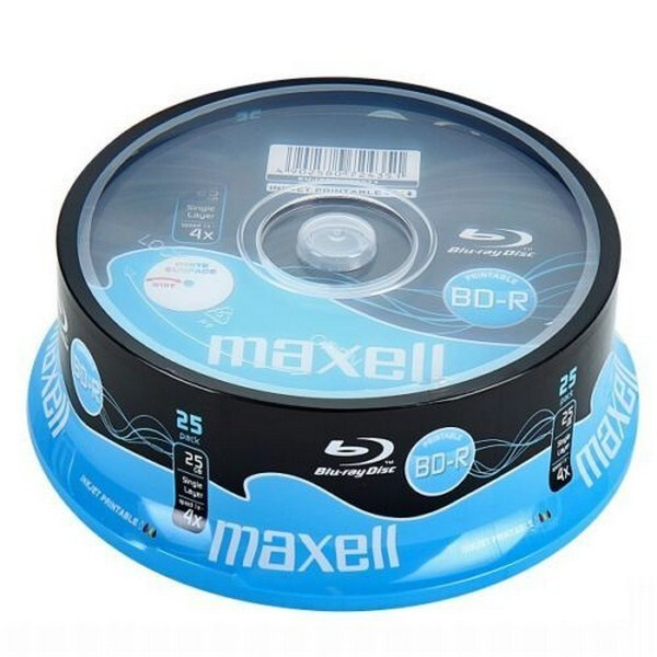 Blu-ray disk Maxell Bd-r 25 Gb 25 ks Printable pro potisk