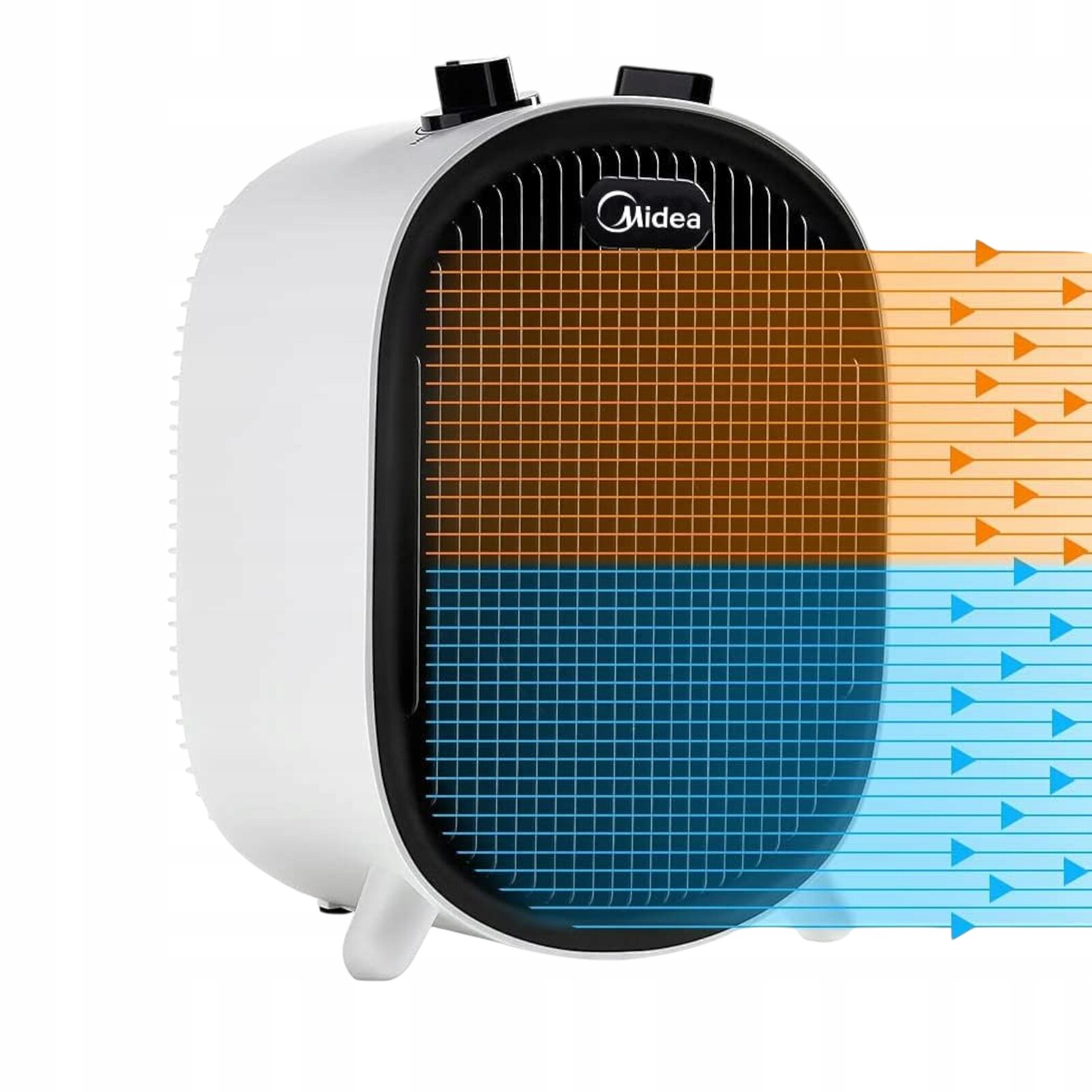 Elektrický ohřívač Midea NF20-20AWE 2000 W Termoventilátor Tichá kancelář