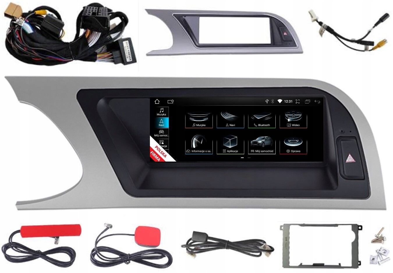 Android Rádio Monitor Pro Audi A5 8T 2/32 Gb Carplay Lte Concert Symphony