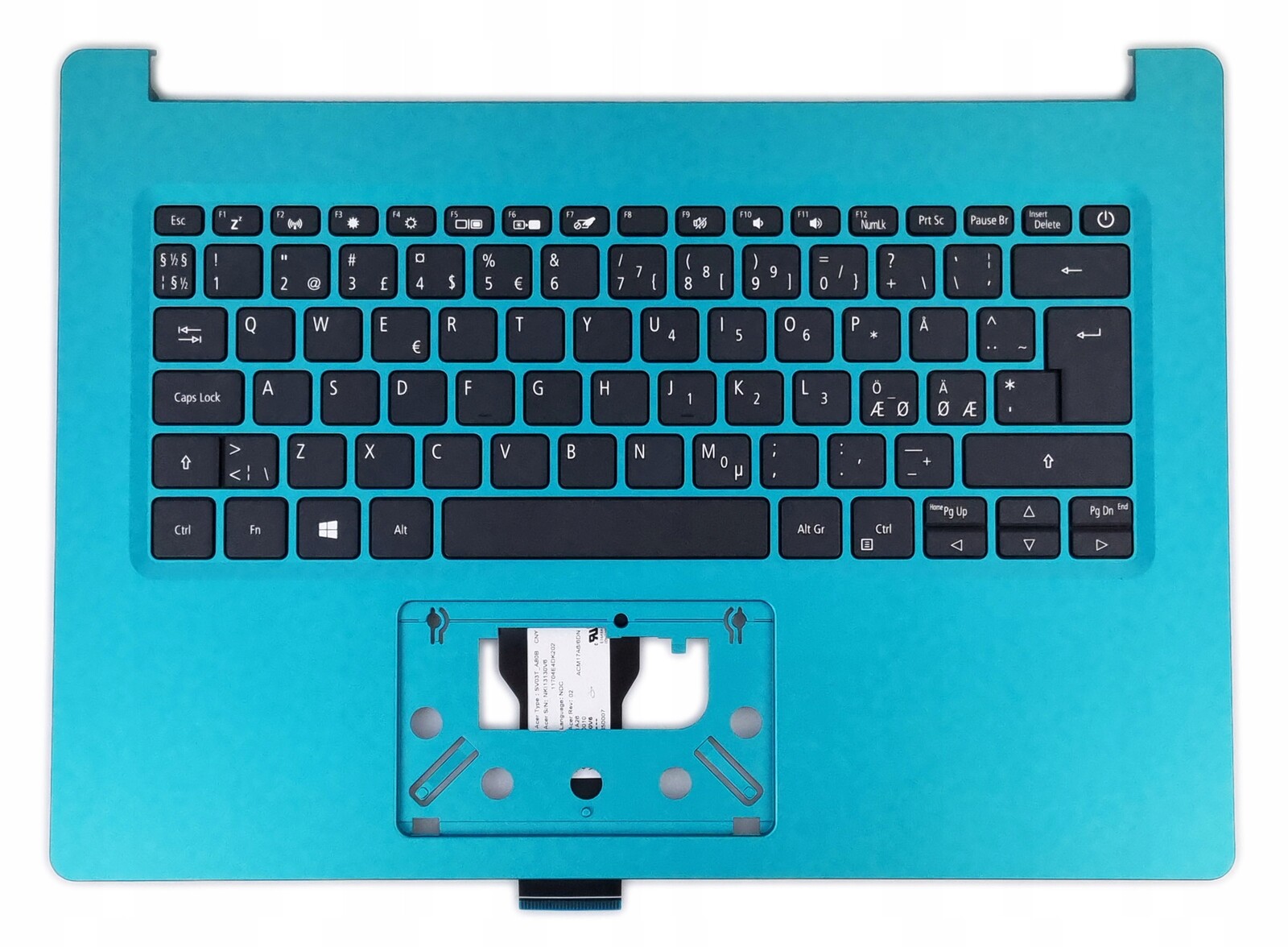 Nová Klávesnice Pro Notebook Acer Aspire A114-33 A314-35 Norská