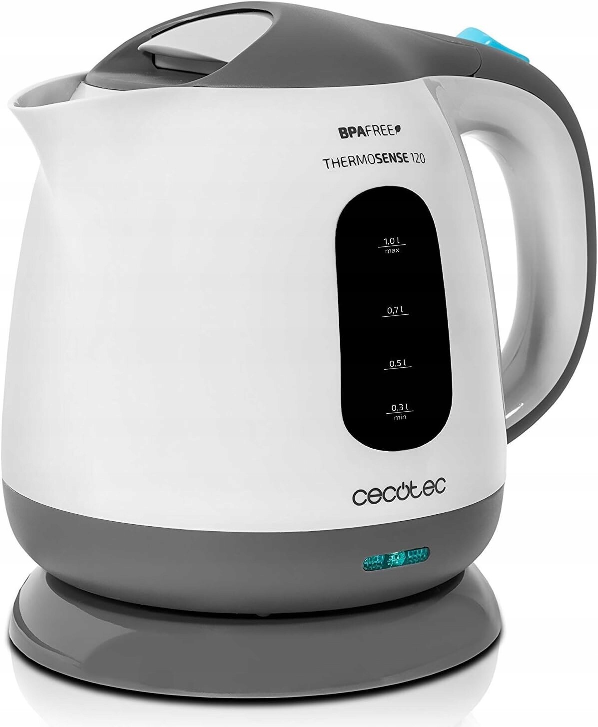 Cecotec Varná konvice ThermoSense 120 1L 1100W Sklo z borosilikátového skla