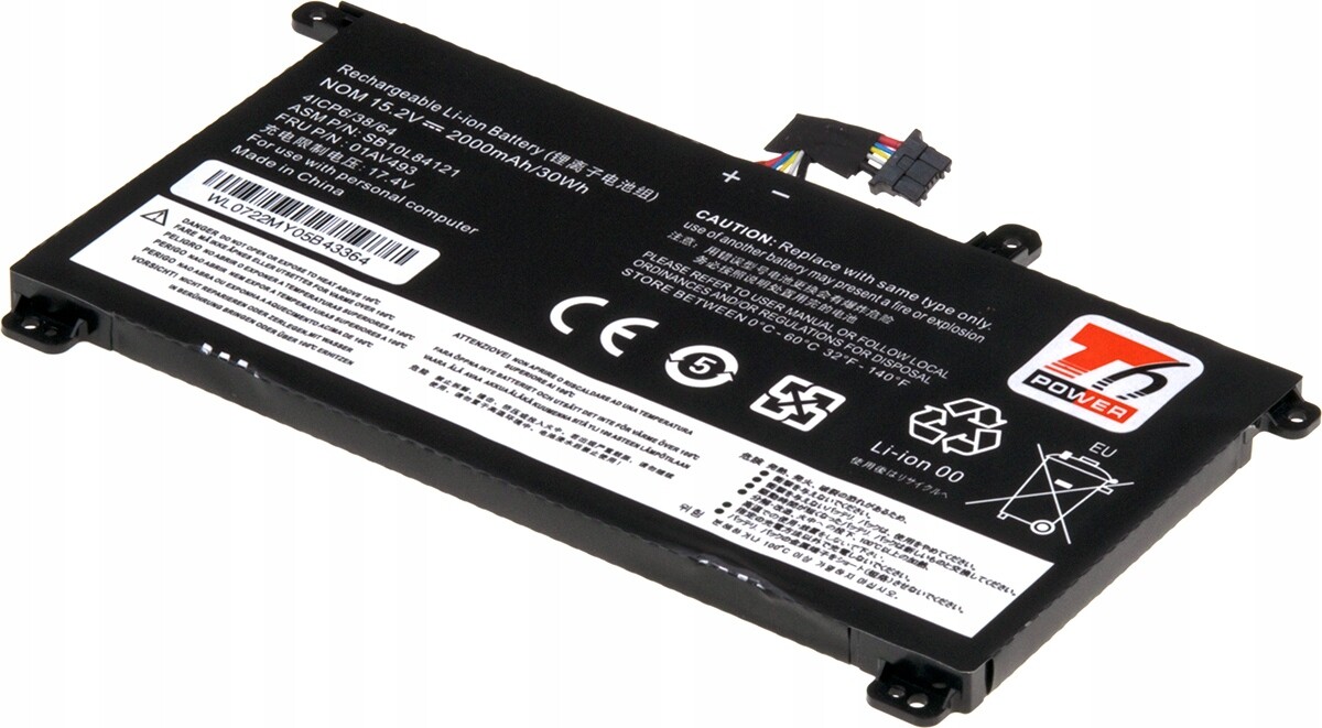 Baterie T6 Power pro notebook Lenovo SB10L84122