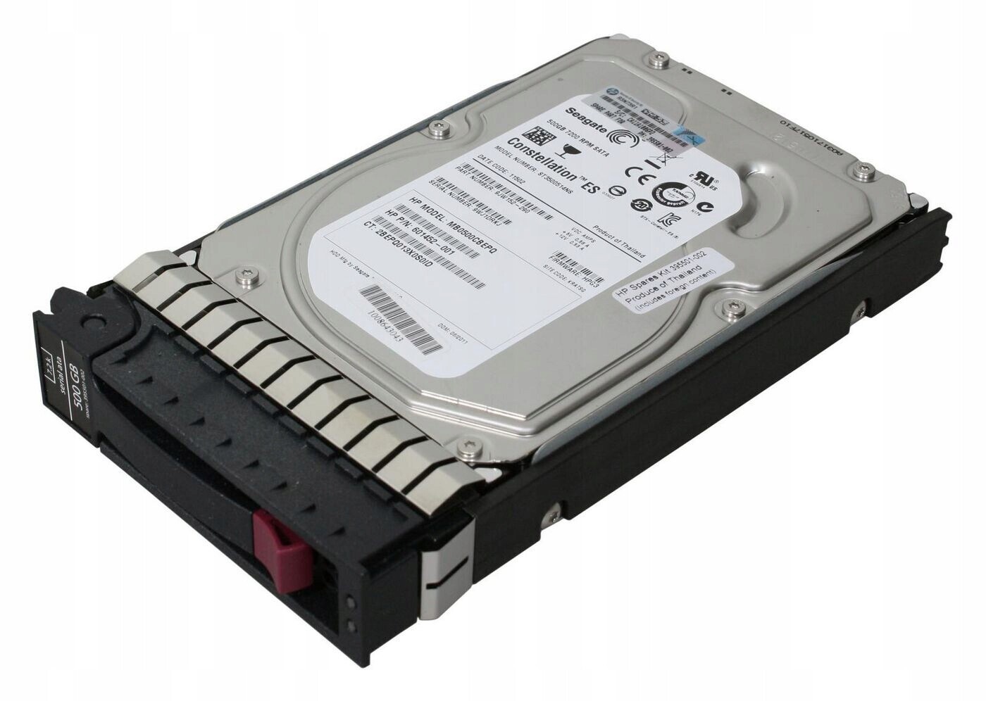 Packard Enterprise 500GB 7.2Krpm Hot Plug Sata