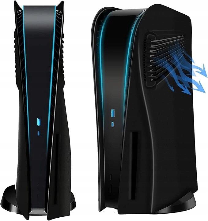 ElitePlay PS5 Černý Panel Disc – Styl Pro Turbo Chlazení