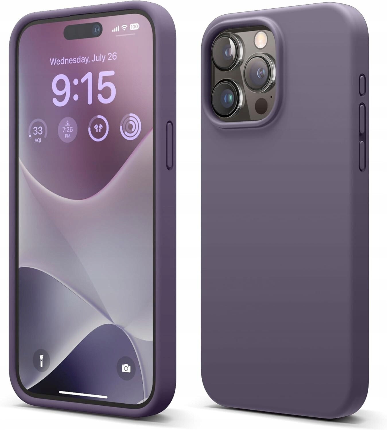 elago Pouzdro Silikonové 15 Pro Max Tmavá levandule Ochrana Nabíjení