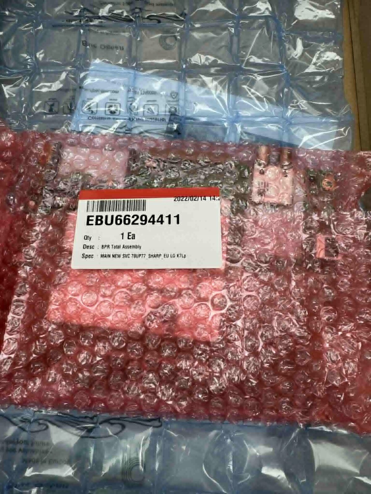 Lg EBU66294411 základní deska (anglicky motherboard) Bpr Total Assembly