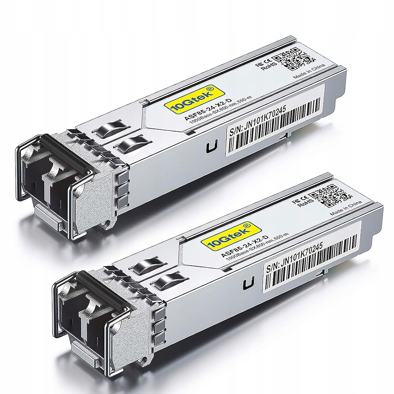10Gtek Sfp vysílač 1.25 Gb/s 850 nm Dual LC MM 550 m 2 kusy