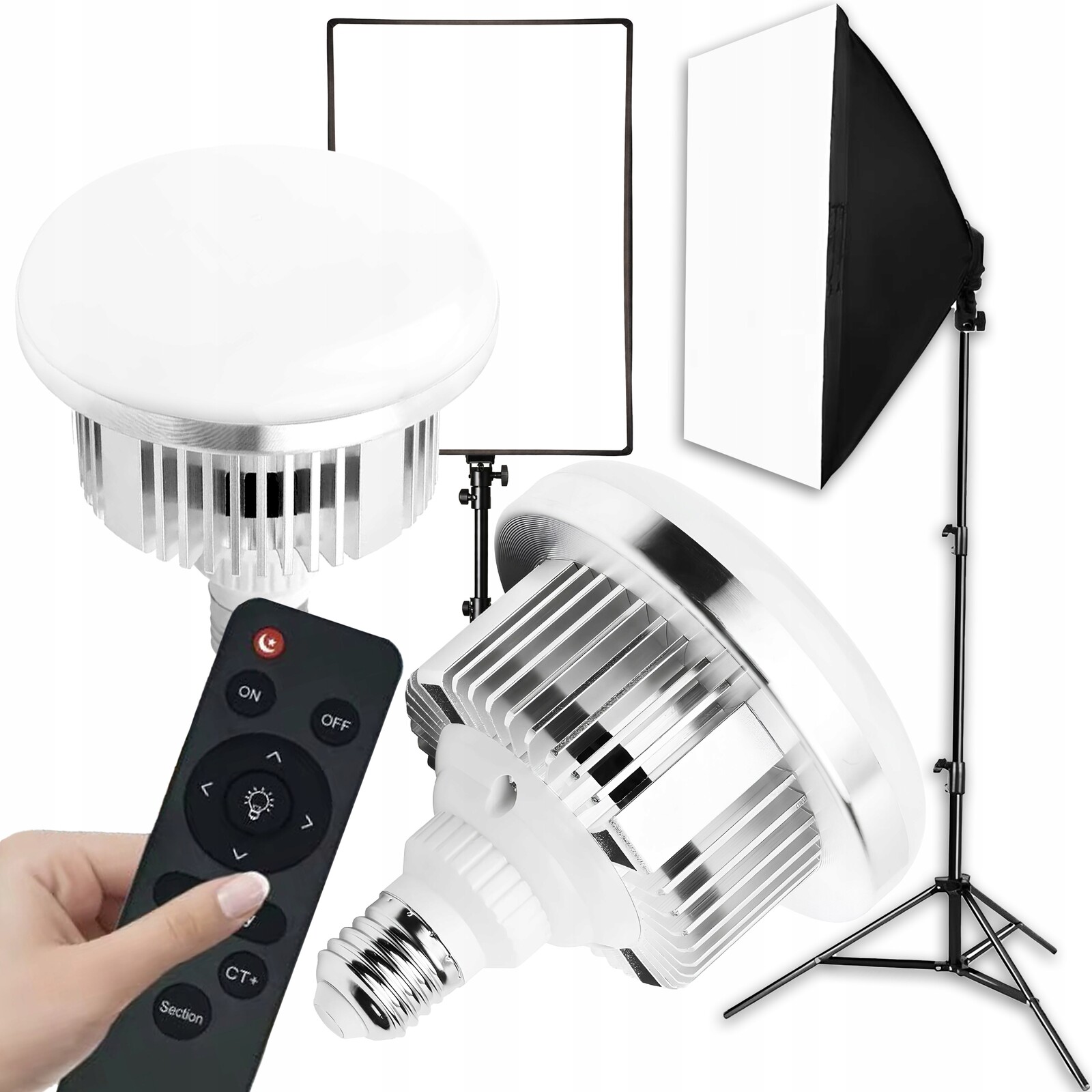 Sada osvětlení Softbox Studiová lampa pro fotografie 40x60 cm 85W Led Pilot