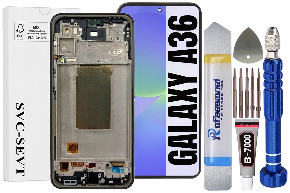 Displej Pro Samsung Galaxy A36 A366 Originál Oem Displej +rámeček