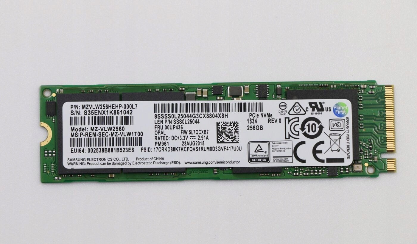 Lenovo 256GB M.2 PCIe 3.0 x4 Solid