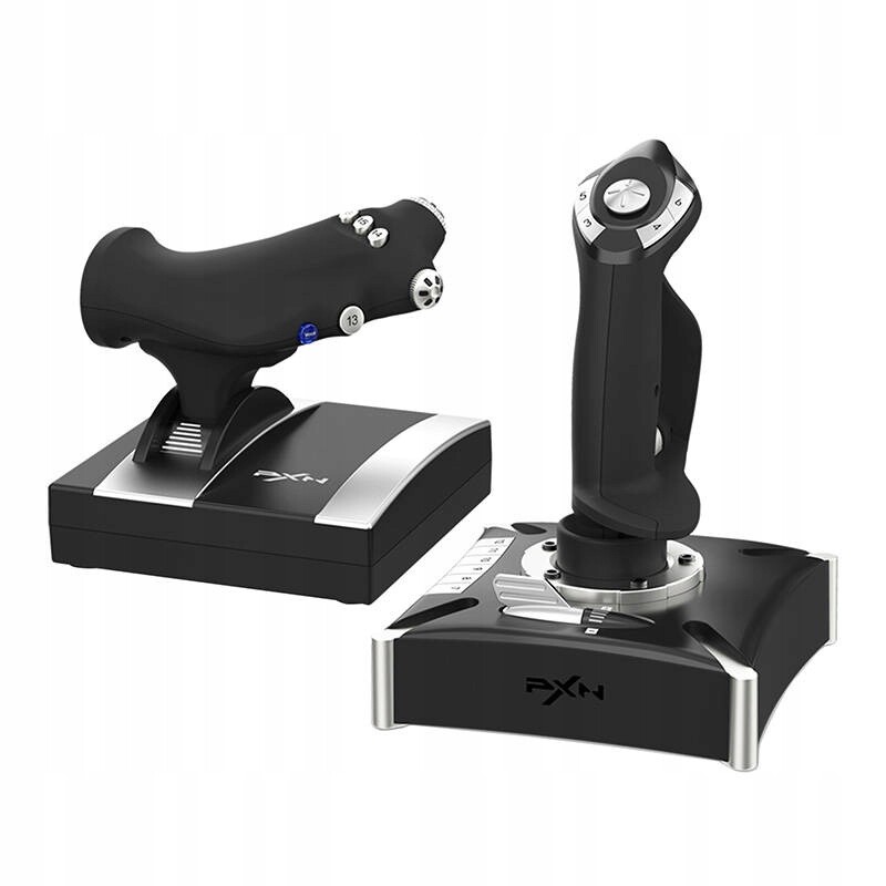 Joystick PXN-2119 Pro S Páčkou Škrticí Klapky Pro Letecké Hry
