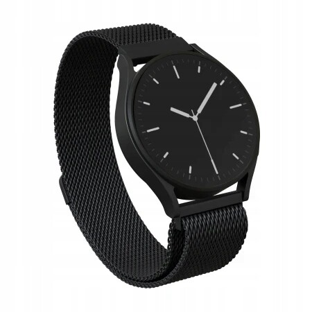 Burga Metal Mesh Band elegantní univerzální náramek pro hodinky 20 černý