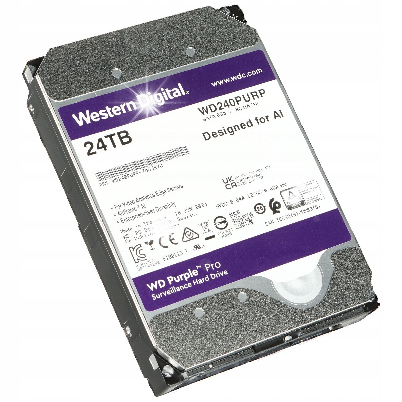 Disk Wd Purple 24TB Pro WD240PURP