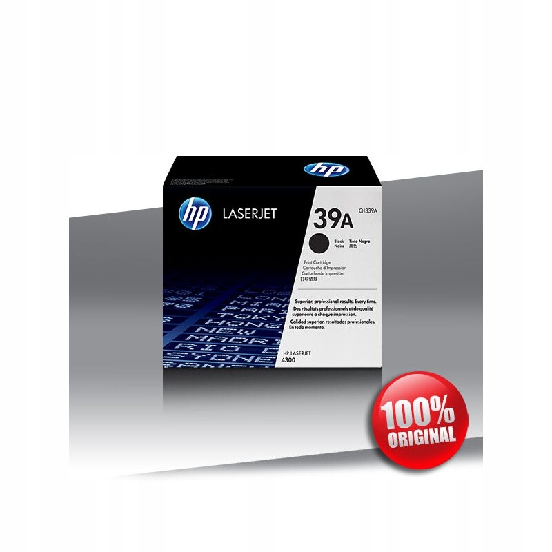 Toner Hp 39A Q1339A černý (black)