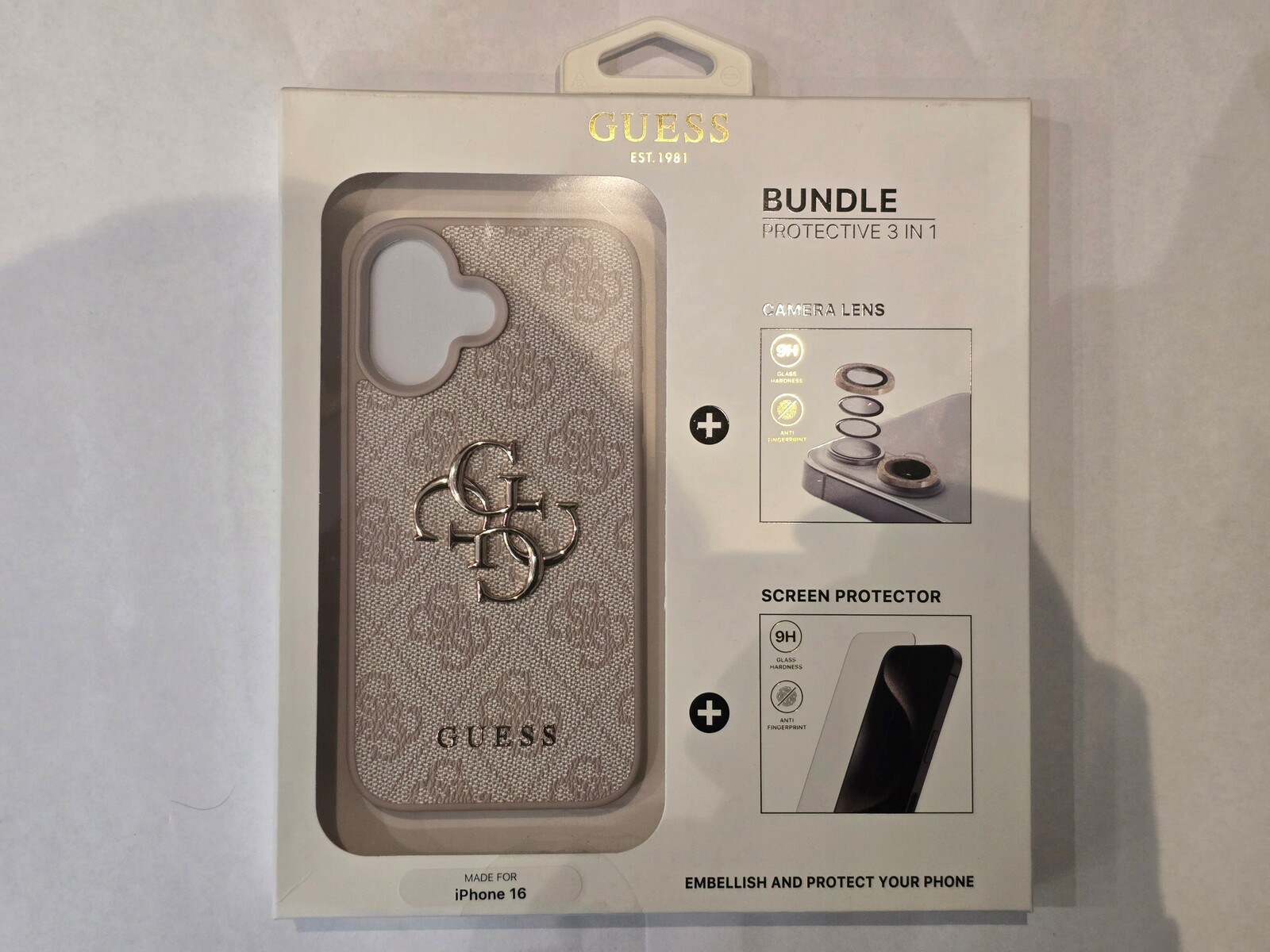 Guess sada 3v1 pro Iphone 16 Růžová