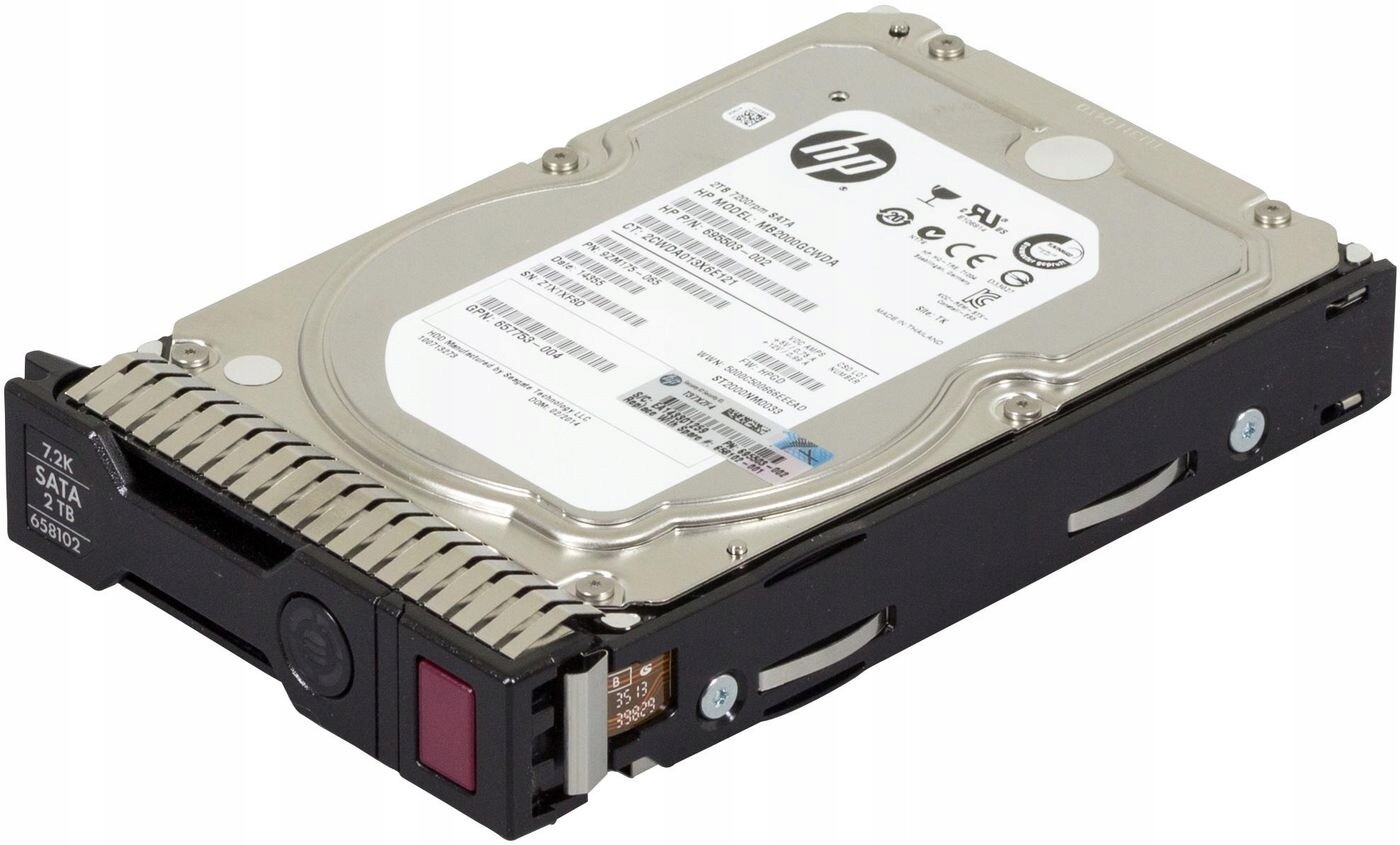 Packard Enterprise 2TB 6G Sata 7.2k 3.5in Sc MDL