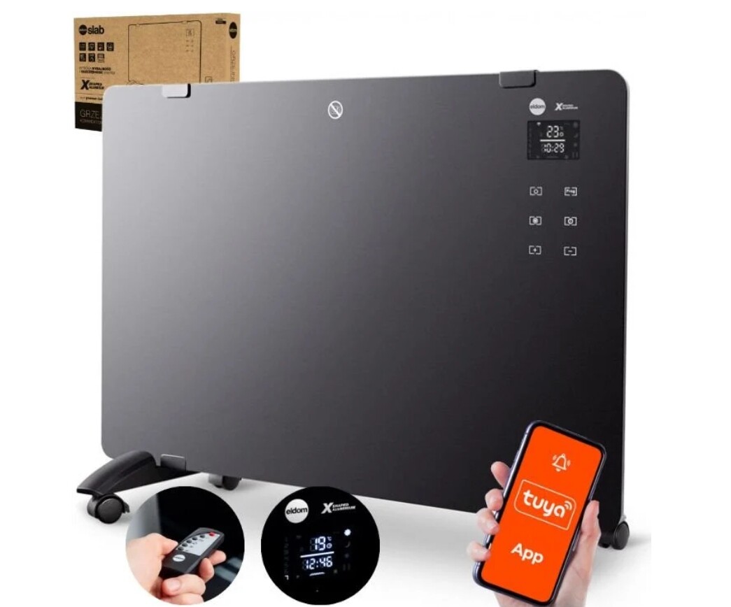 Elektrický konvektorový a radiační ohřívač Wifi Multifunkční dálkové ovládání